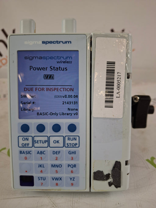 Baxter Baxter Sigma Spectrum w/ A/B/G/N Battery Infusion Pump Infusion Pump reLink Medical