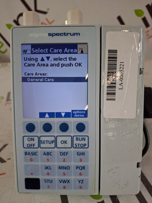 Baxter Baxter Sigma Spectrum 8.00.04 w/ A/B/G/N Battery Infusion Pump Infusion Pump reLink Medical