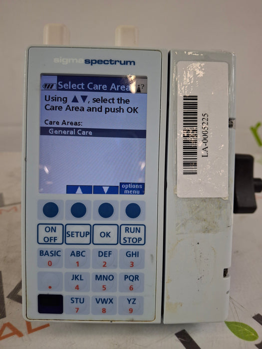 Baxter Sigma Spectrum 8.00.04 w/ A/B/G/N Battery Infusion Pump