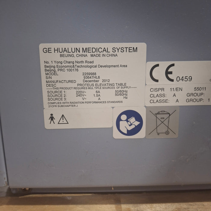 GE Healthcare PROTEUS X-Ray