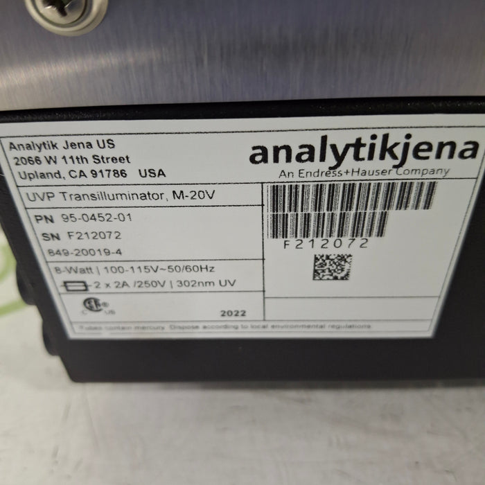 Endress+Hauser M-20V Transilluminator