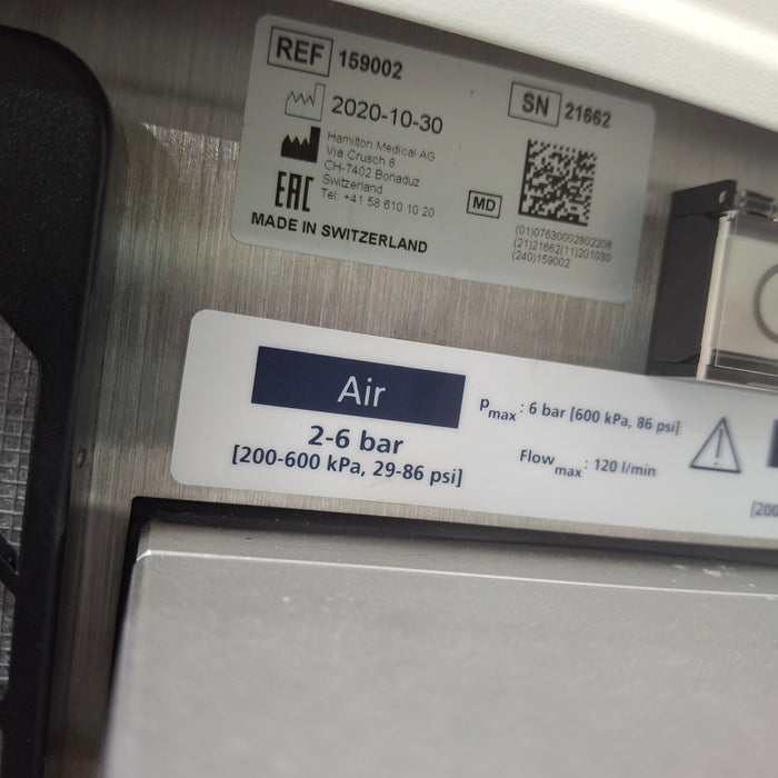 Hamilton Medical Inc G5 Ventilator