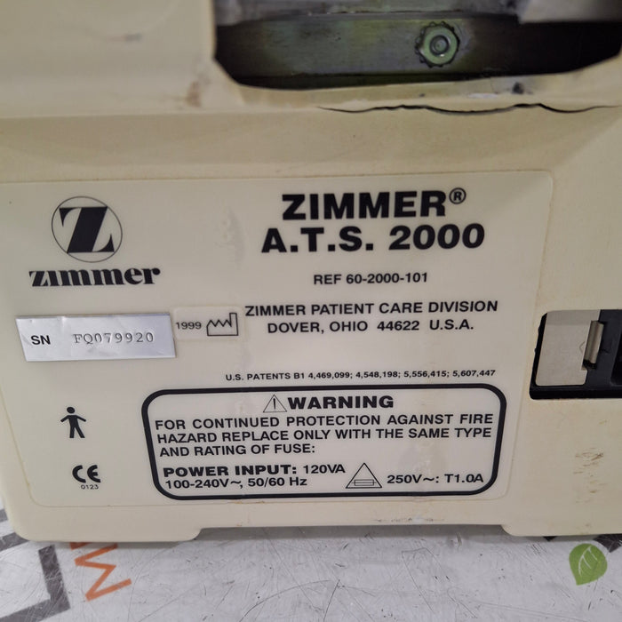 Zimmer Zimmer ATS 2000 Automatic Tourniquet System Surgical Equipment reLink Medical