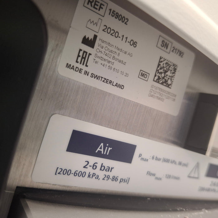 Hamilton Medical Inc Hamilton Medical Inc G5 Ventilator Respiratory reLink Medical