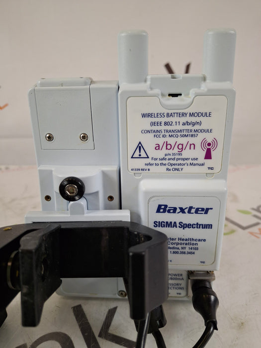 Baxter Sigma Spectrum 8.00.04 w/ A/B/G/N Battery Infusion Pump