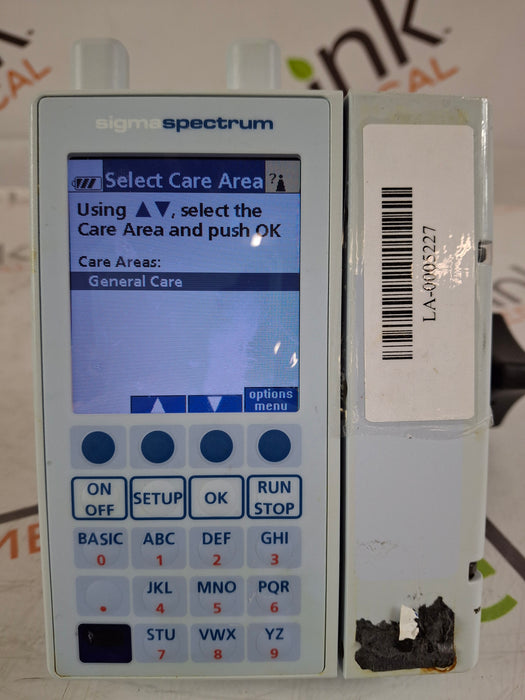 Baxter Baxter Sigma Spectrum 8.00.04 w/ A/B/G/N Battery Infusion Pump Infusion Pump reLink Medical