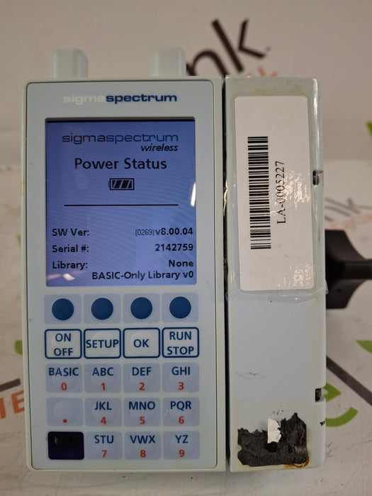 Baxter Baxter Sigma Spectrum 8.00.04 w/ A/B/G/N Battery Infusion Pump Infusion Pump reLink Medical