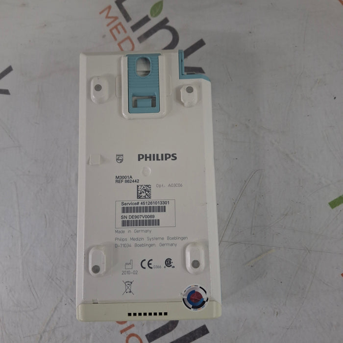 Philips Philips M3001A-A03C06 Masimo SpO2, NIBP, ECG, Temp, IBP MMS Module Patient Monitors reLink Medical