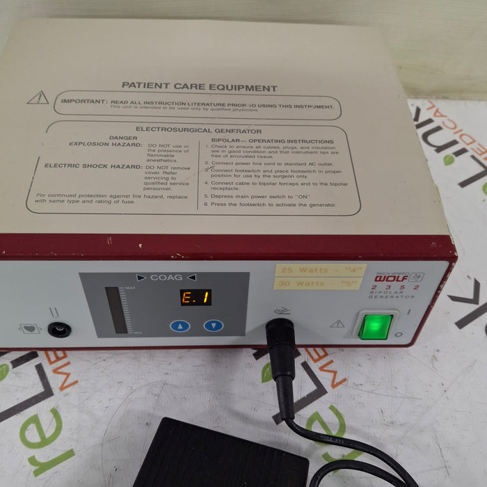 Richard Wolf 2352 Bipolar Generator