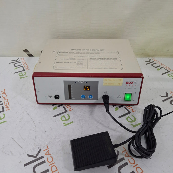 Richard Wolf Richard Wolf 2352 Bipolar Generator Electrosurgical Units reLink Medical