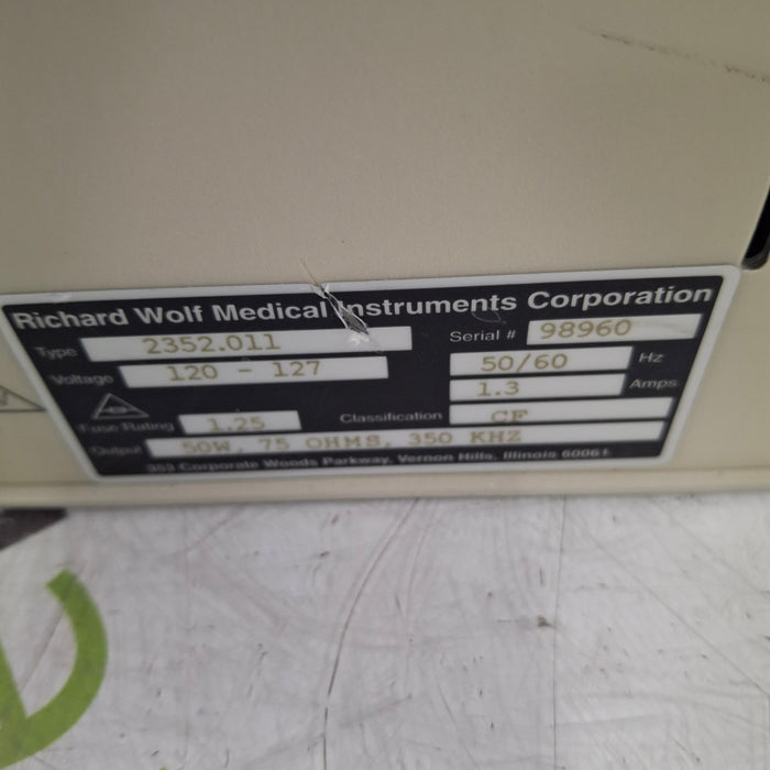 Richard Wolf Richard Wolf 2352 Bipolar Generator Electrosurgical Units reLink Medical