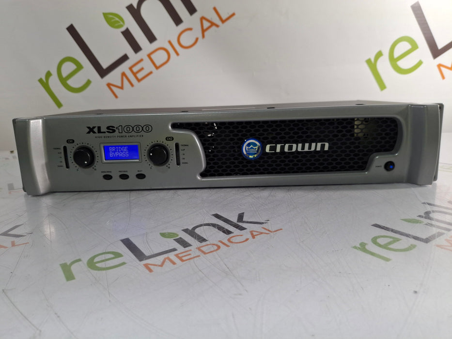 Harman International Harman International Crown XLS1000 High Density Amplifier Computers Tablets & Networking reLink Medical