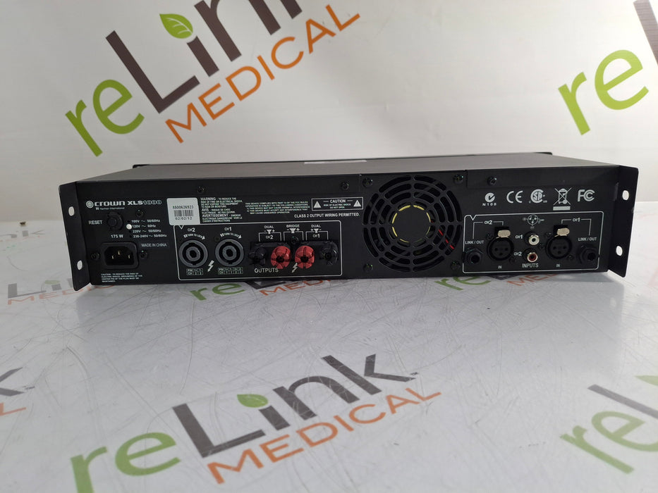 Harman International Harman International Crown XLS1000 High Density Amplifier Computers Tablets & Networking reLink Medical