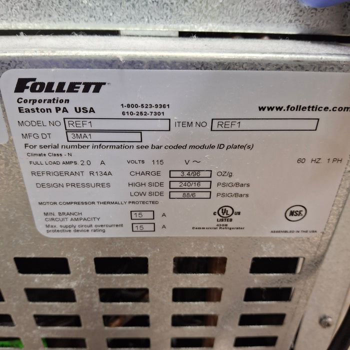 Follett Corp Follett Corp REF1 Lab Refrigerator Research Lab reLink Medical