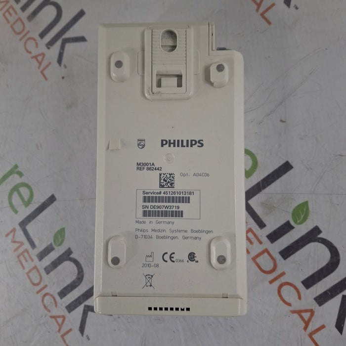 Philips Philips M3001A-A04C06 OxiMax SpO2, NIBP, ECG, Temp, IBP MMS Module Patient Monitors reLink Medical
