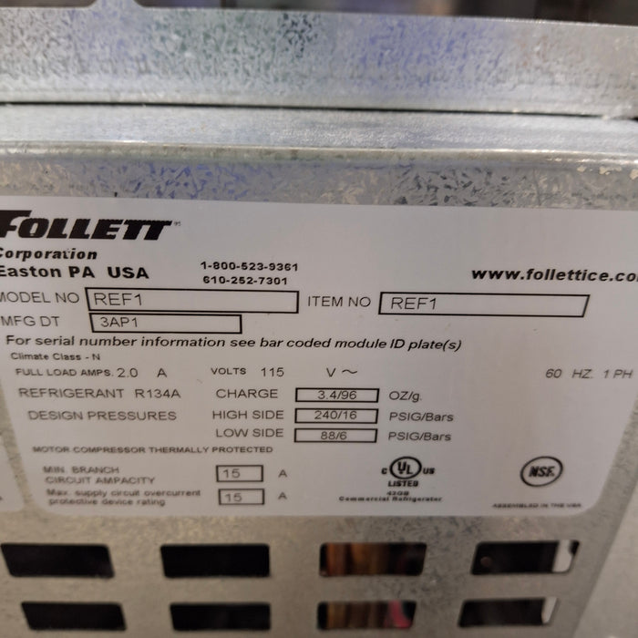 Follett Corp REF1 Lab Refrigerator