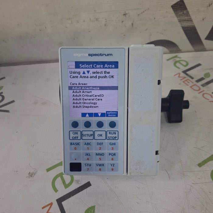 Baxter Baxter Sigma Spectrum 8.00.03 w/o Battery Infusion Pump Infusion Pump reLink Medical