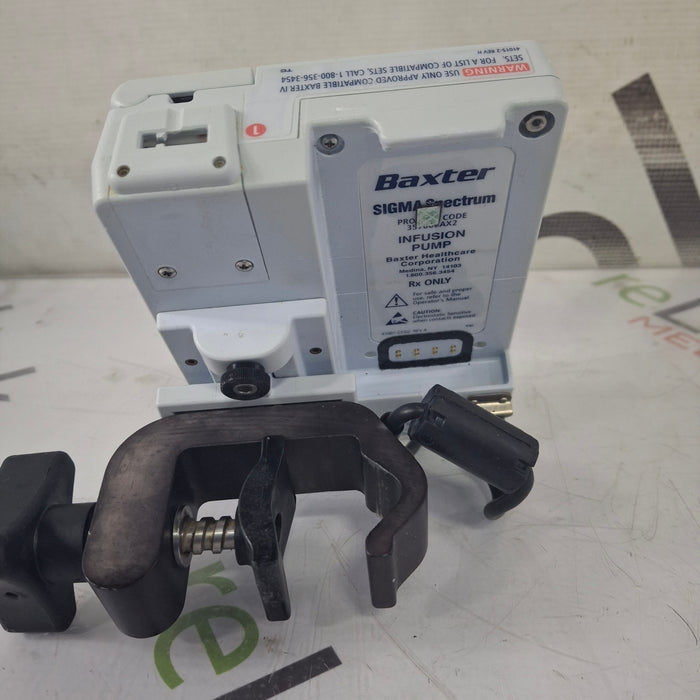 Baxter Baxter Sigma Spectrum 8.00.03 w/o Battery Infusion Pump Infusion Pump reLink Medical