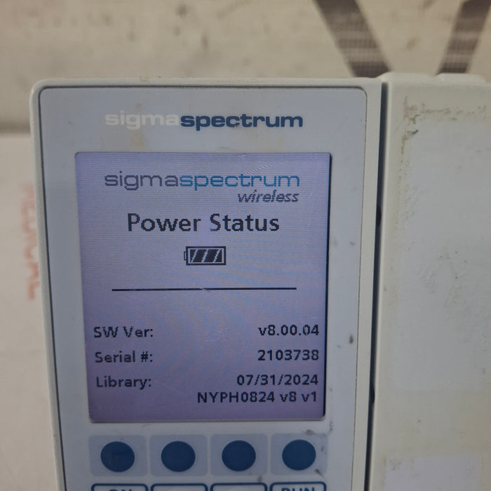 Baxter Baxter Sigma Spectrum 8.00.04 w/o Battery Infusion Pump Infusion Pump reLink Medical