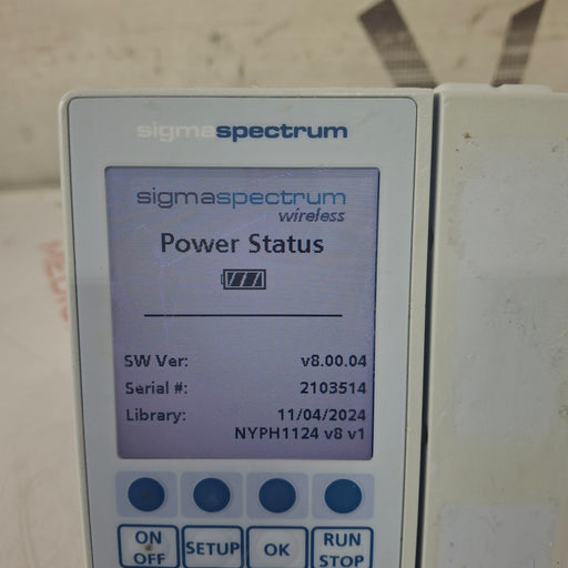 Baxter Baxter Sigma Spectrum 8.00.04 w/o Battery Infusion Pump Infusion Pump reLink Medical