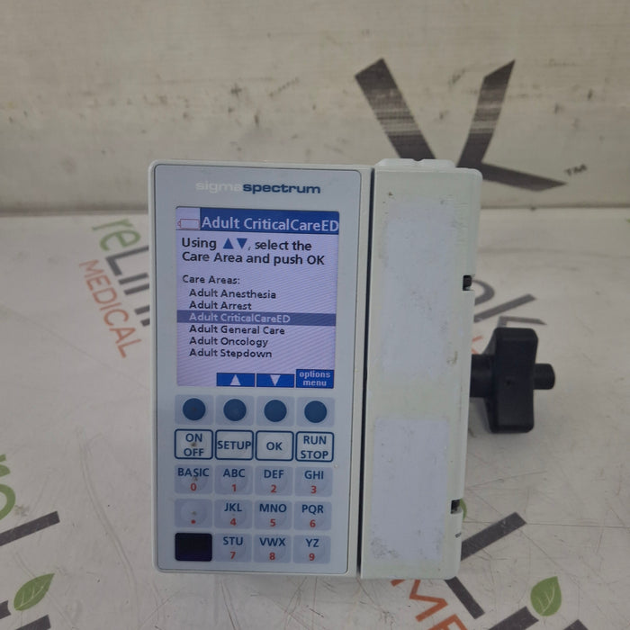 Baxter Sigma Spectrum 8.00.04 w/o Battery Infusion Pump
