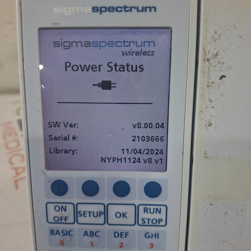 Baxter Baxter Sigma Spectrum 8.00.04 w/o Battery Infusion Pump Infusion Pump reLink Medical
