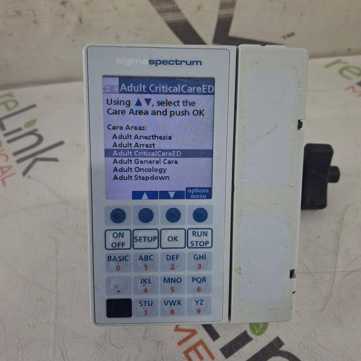 Baxter Baxter Sigma Spectrum 8.00.05 w/o Battery Infusion Pump Infusion Pump reLink Medical