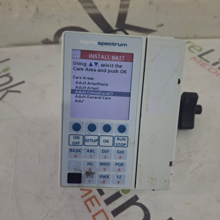 Baxter Sigma Spectrum 8.00.04 w/o Battery Infusion Pump