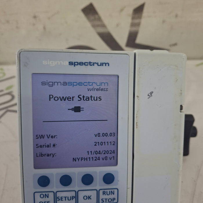 Baxter Baxter Sigma Spectrum 8.00.03 w/o Battery Infusion Pump Infusion Pump reLink Medical