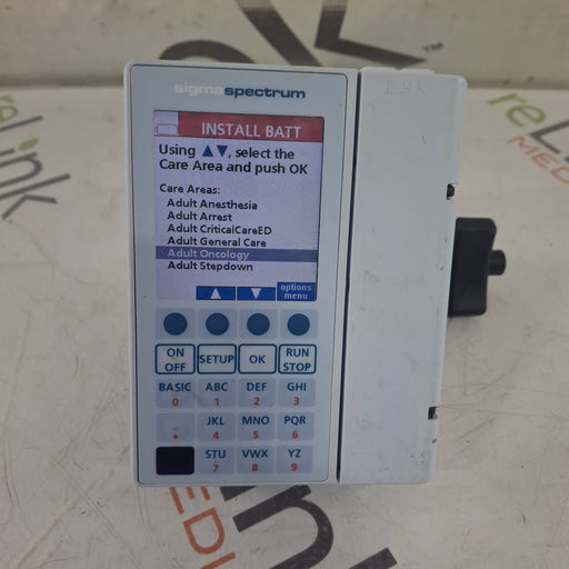 Baxter Baxter Sigma Spectrum 8.00.03 w/o Battery Infusion Pump Infusion Pump reLink Medical