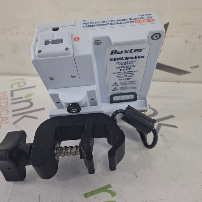 Baxter Baxter Sigma Spectrum 8.00.03 w/o Battery Infusion Pump Infusion Pump reLink Medical