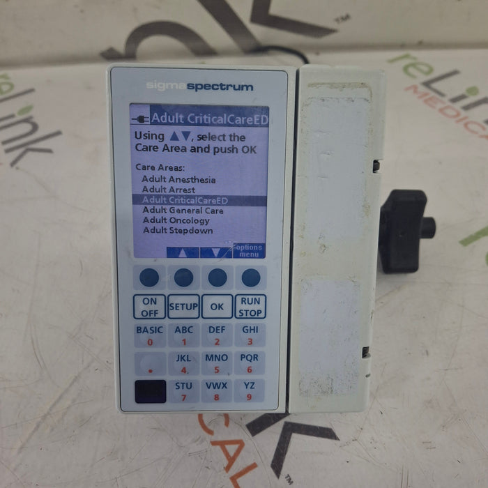 Baxter Baxter Sigma Spectrum 8.00.03 w/o Battery Infusion Pump Infusion Pump reLink Medical