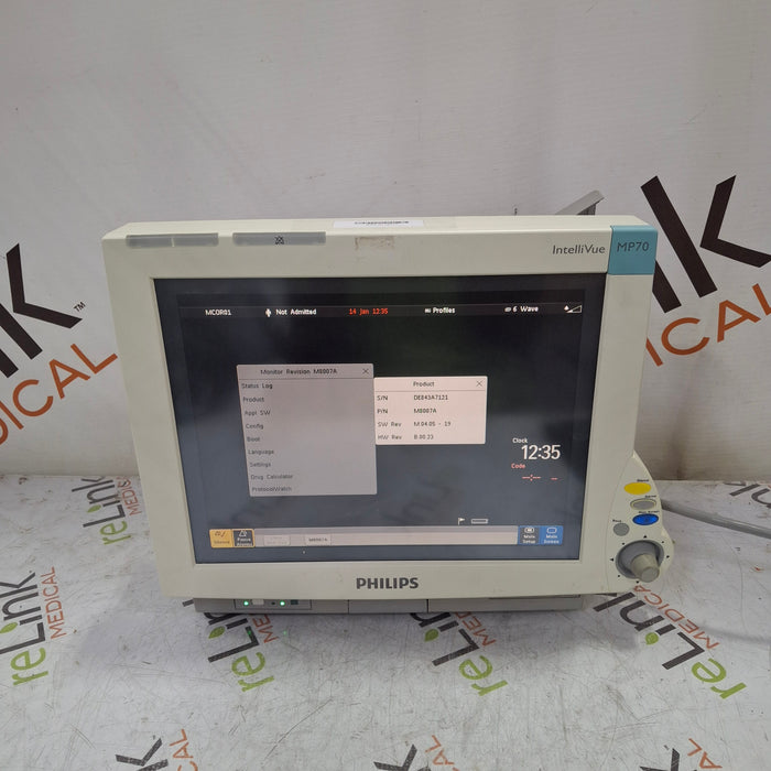 Philips Philips IntelliVue MP70 Patient Monitor Patient Monitors reLink Medical