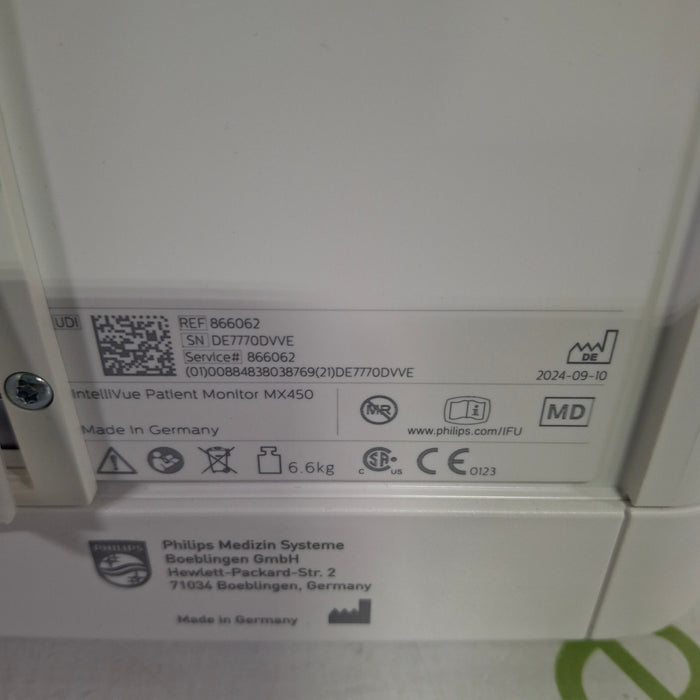 Philips Philips MX450 Portable/Bedside Patient Monitor Patient Monitors reLink Medical