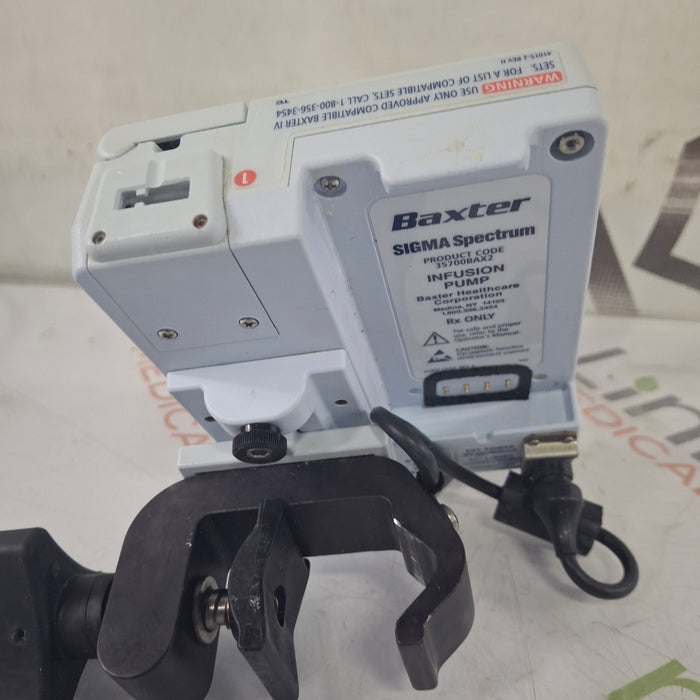 Baxter Sigma Spectrum 8.00.04 w/o Battery Infusion Pump