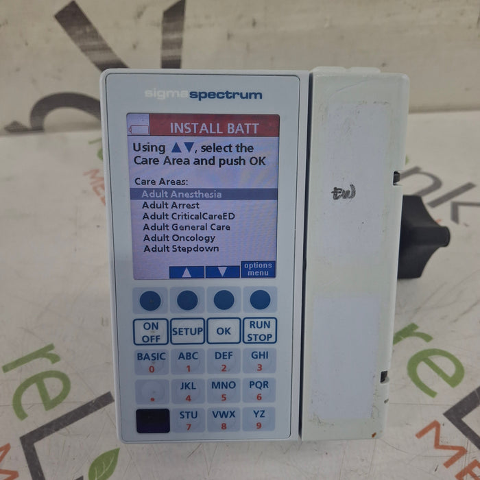 Baxter Sigma Spectrum 8.00.04 w/o Battery Infusion Pump