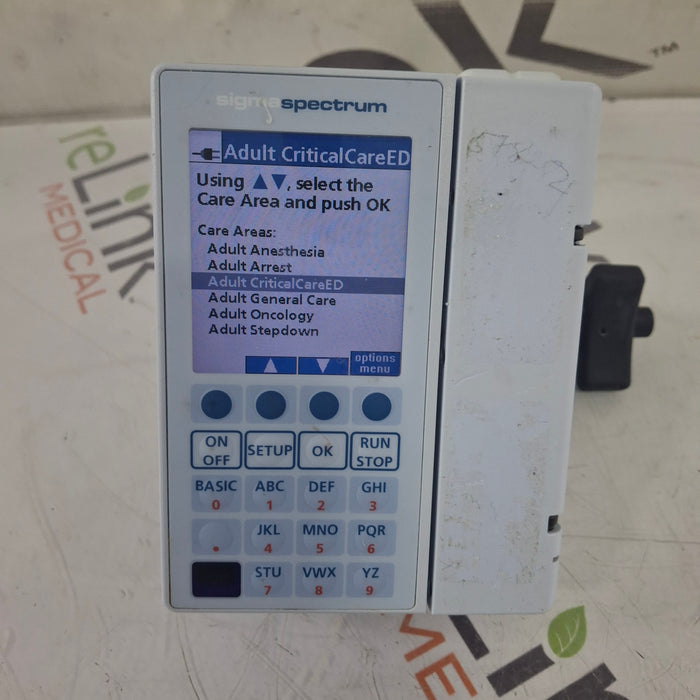 Baxter Baxter Sigma Spectrum 8.00.05 w/o Battery Infusion Pump Infusion Pump reLink Medical