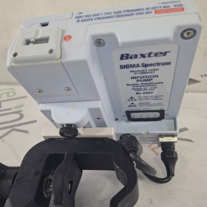 Baxter Baxter Sigma Spectrum 8.00.05 w/o Battery Infusion Pump Infusion Pump reLink Medical