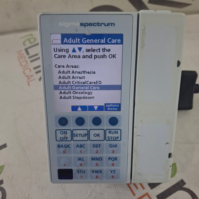 Baxter Sigma Spectrum 8.00.05 w/o Battery Infusion Pump