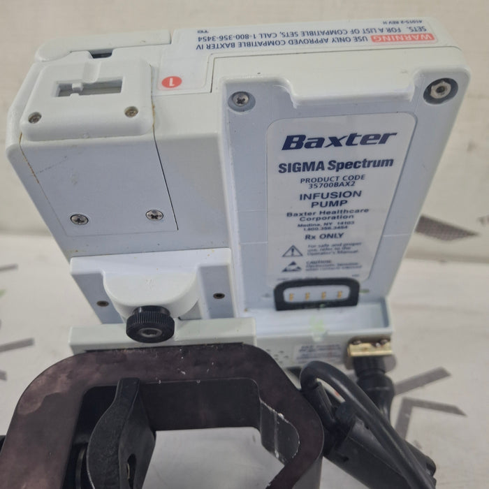 Baxter Baxter Sigma Spectrum 8.00.03 w/o Battery Infusion Pump Infusion Pump reLink Medical