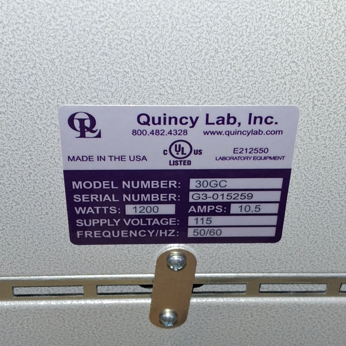 Quincy Labs 30GC Lab Oven