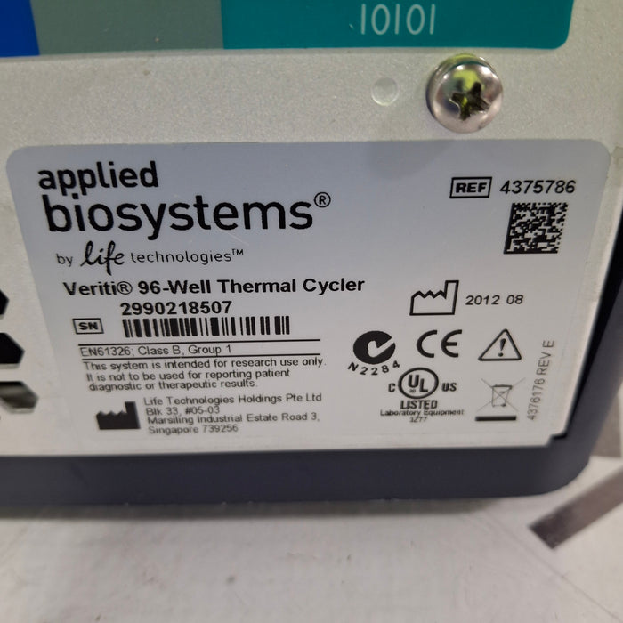 Applied Biosystems Applied Biosystems Veriti 96 Well Thermocycler Research Lab reLink Medical