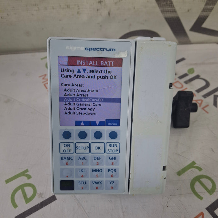 Baxter Sigma Spectrum 8.00.05 w/o Battery Infusion Pump