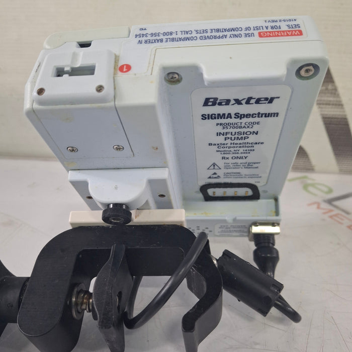 Baxter Sigma Spectrum 8.00.05 w/o Battery Infusion Pump