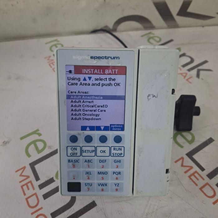Baxter Baxter Sigma Spectrum 8.00.03 w/o Battery Infusion Pump Infusion Pump reLink Medical