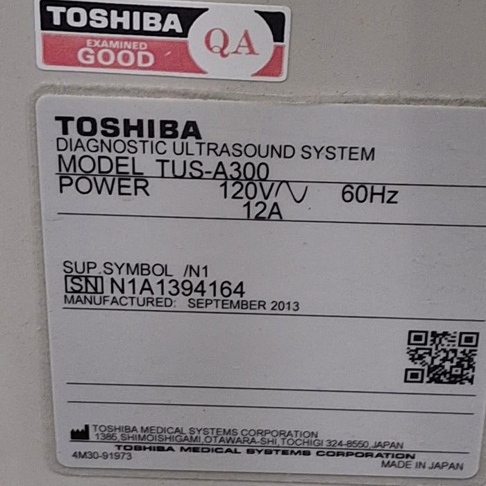 Toshiba Aplio 300 Ultrasound System