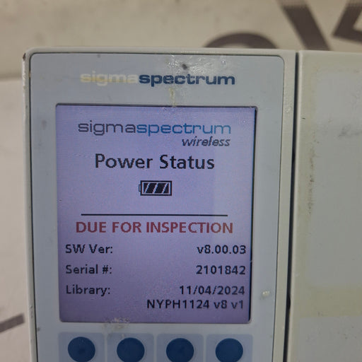 Baxter Baxter Sigma Spectrum 8.00.03 w/o Battery Infusion Pump Infusion Pump reLink Medical