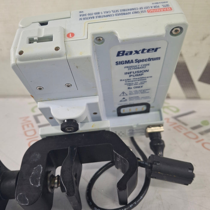 Baxter Baxter Sigma Spectrum 8.00.03 w/o Battery Infusion Pump Infusion Pump reLink Medical