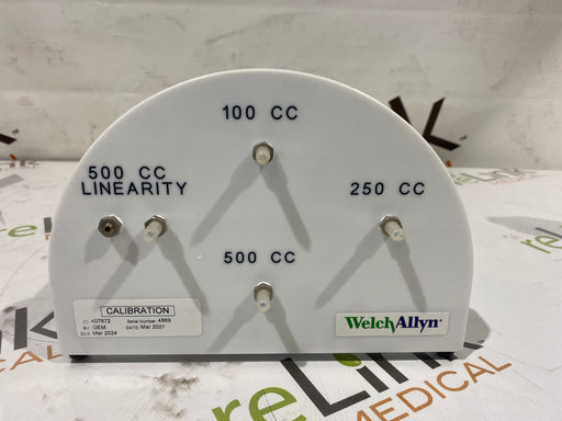 Welch Allyn Welch Allyn 40762 Blood Pressure Test Volume Repair Fixture Patient Monitors reLink Medical