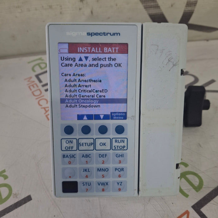 Baxter Sigma Spectrum 8.00.05 w/o Battery Infusion Pump
